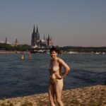 Flashing In Front Of Cologne Cathedral