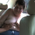 This big mature woman gets kinky in a car