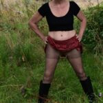 Crotchless Tights Exhibitionist