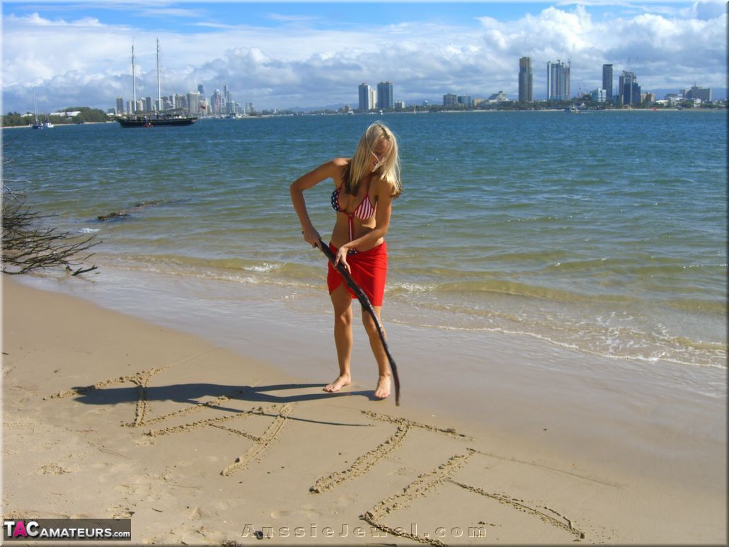 Playing On The Beach