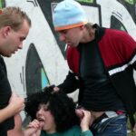 She has no shame and sucks these guys of anywhere