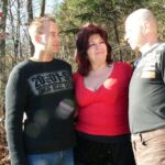 This horny chubby mature slut wants cocks in the woods