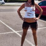 Walking round town with nipples showing