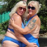 Blue Swimsuit Lez Fest With Raz Pt1