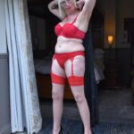 Matching Red Undies Strip